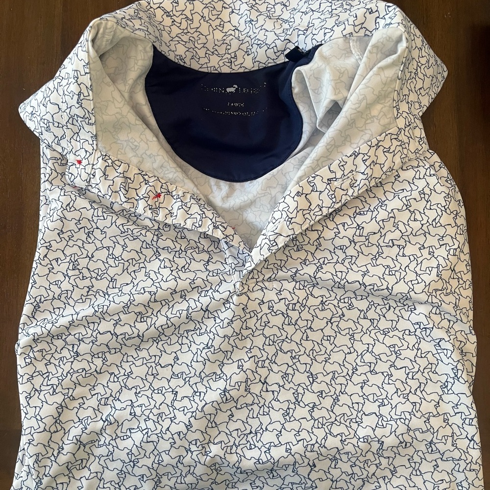 Men's Blue Patterned Shirt